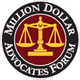 Million Dollar Advocates award badge